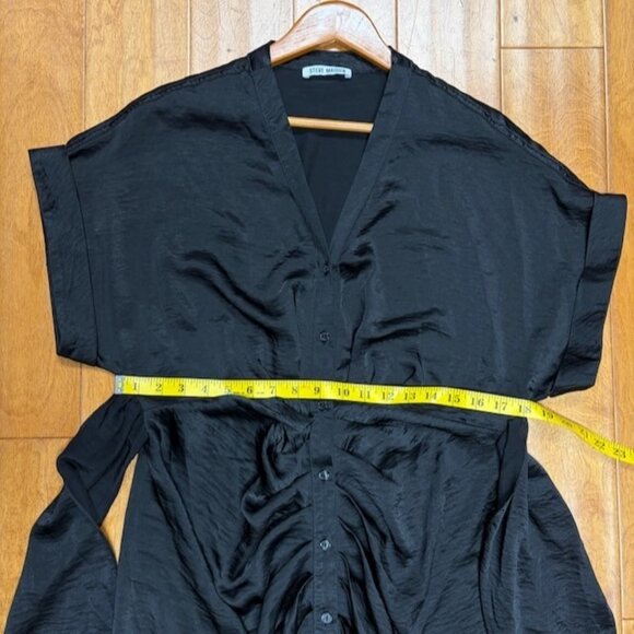 Steve Madden Womens Tori Dress Black Size *M/L Party Date Night Going Out - Picture 8 of 10